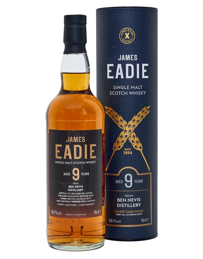 Ben Nevis 9 Year Old Single Malt Scotch Whisky - James Eadie - 2023 Autumn Release